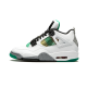 AQ9129-100 Air Jordan 4 Do The Right Thing White/University Red/Lucid Green/Black