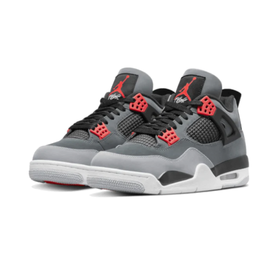 DH6927-061 Air Jordan 4 Infrared (2022) Dark Grey/Infrared 23-Black-Cement Grey