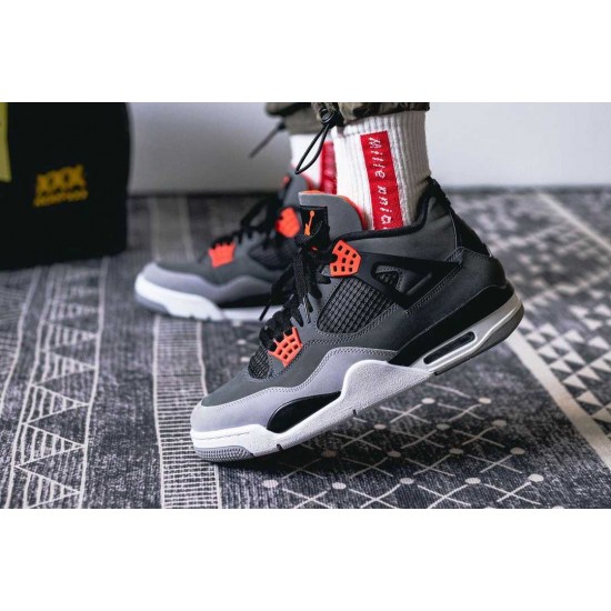 DH6927-061 Air Jordan 4 Infrared (2022) Dark Grey/Infrared 23-Black-Cement Grey