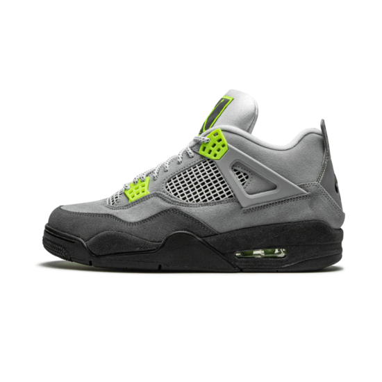 CT5342-007 Air Jordan 4 Neon Volt Cool Gray/Volt-Wolf Gray-Anthracite 