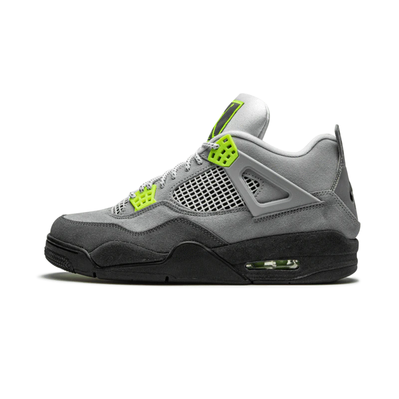 CT5342-007 Air Jordan 4 Neon Volt Cool Gray/Volt-Wolf Gray-Anthracite 