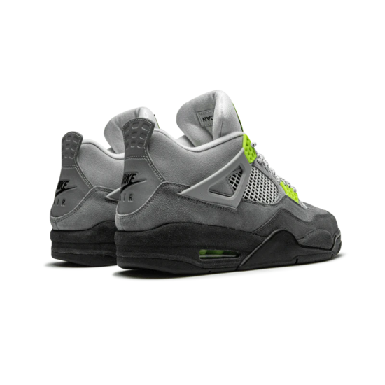 CT5342-007 Air Jordan 4 Neon Volt Cool Gray/Volt-Wolf Gray-Anthracite 