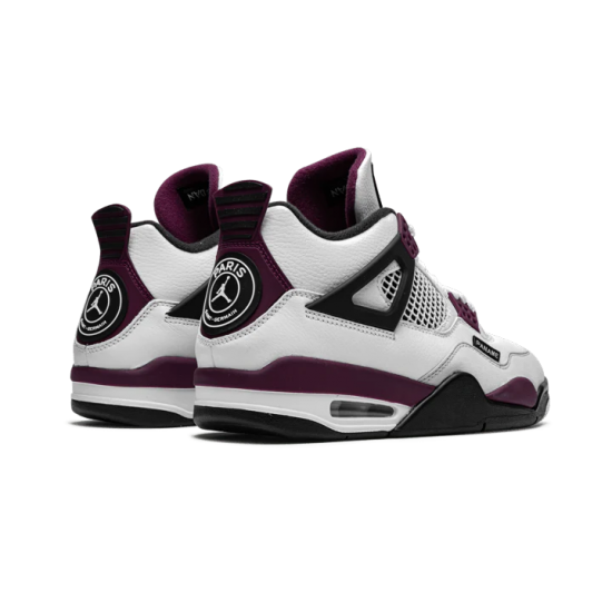 CZ5624-100 Air Jordan 4 Psg Neutral Grey Bordeaux White/Neutral Gray/Black/Bordeaux 