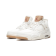 AO2571-100 Air Jordan 4 Retro Levi&#8217;S White White/White-White