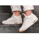 AO2571-100 Air Jordan 4 Retro Levi&#8217;S White White/White-White