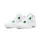 CT8527-113 Air Jordan 4 Retro Metallic Green White/Metallic Silver-Pine Green 