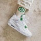 CT8527-113 Air Jordan 4 Retro Metallic Green White/Metallic Silver-Pine Green 