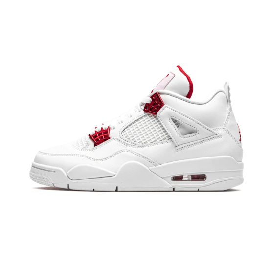 CT8527-112 Air Jordan 4 Retro Metallic Red White/Metallicsilver-Universityred