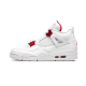 CT8527-112 Air Jordan 4 Retro Metallic Red White/Metallicsilver-Universityred