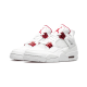 CT8527-112 Air Jordan 4 Retro Metallic Red White/Metallicsilver-Universityred