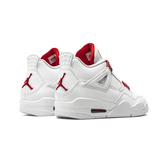 CT8527-112 Air Jordan 4 Retro Metallic Red White/Metallicsilver-Universityred