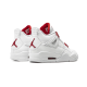 CT8527-112 Air Jordan 4 Retro Metallic Red White/Metallicsilver-Universityred