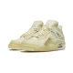 CV9388-100 Air Jordan 4 Retro Off-White Sail Sail/Muslin-White-Black 