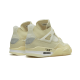 CV9388-100 Air Jordan 4 Retro Off-White Sail Sail/Muslin-White-Black 