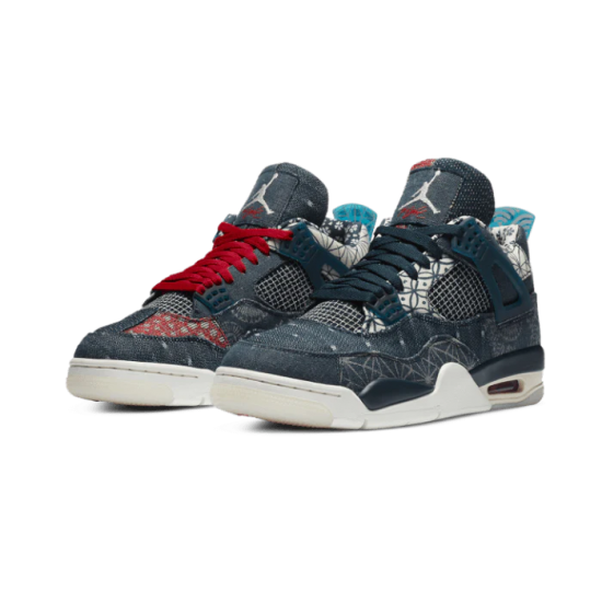 CW0898-400 Air Jordan 4 Retro Se Deep Ocean Deep Ocean/Sail-Cement Gray-Fire 