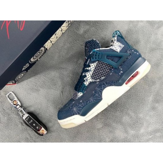 CW0898-400 Air Jordan 4 Retro Se Deep Ocean Deep Ocean/Sail-Cement Gray-Fire 