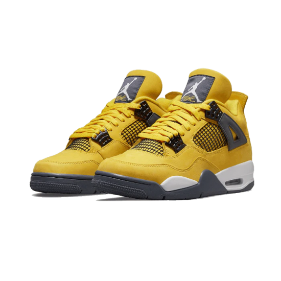 CT8527-700 Air Jordan 4 Retro Tour Yellow (Lightning) Touryellow/White/Black