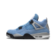 408452-400/CT8527-400 Air Jordan 4 Retro University Blue Universityblue/Techgray-White-Black