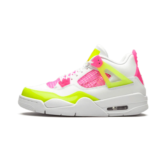 CV7808-100 Air Jordan 4 Retro White Lemon Pink White/Lemon Venom-Pink Blast 