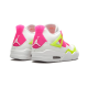 CV7808-100 Air Jordan 4 Retro White Lemon Pink White/Lemon Venom-Pink Blast 