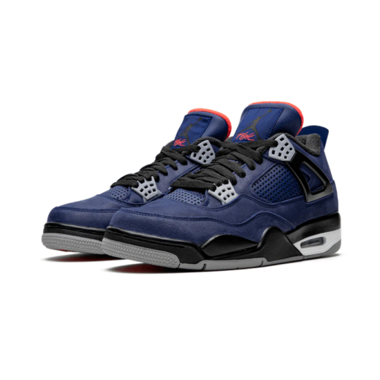 AO2571-001 Air Jordan 4 Retro Winter Loyal Blue Black/Black-Black