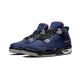 AO2571-001 Air Jordan 4 Retro Winter Loyal Blue Black/Black-Black