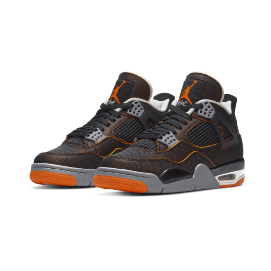 CW7183-100 Air Jordan 4 Se Starfish Sail/Starfish-Light Smoke Gray-Black 