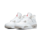 CT8527-100 Air Jordan 4 Tech White (White Oreo) White/Tech Gray/Black/Fire Red 