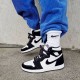 555088-108 Air Jordan 1 Retro High Og Panda Twist White/Black/Greyfog/Bleachedcoral