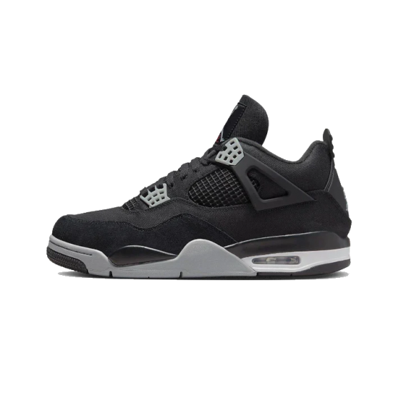 Nike Air Jordan 4 Black Canvas 