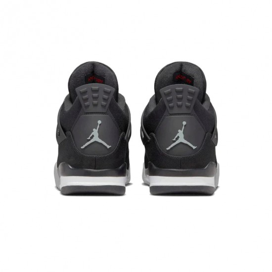 Nike Air Jordan 4 Black Canvas 