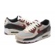 Men Sports Shoes Nike Air Max 90 Beige Red DQ4071-004