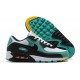 Men Sports Shoes Nike Air Max 90 Black Green DM0029-004