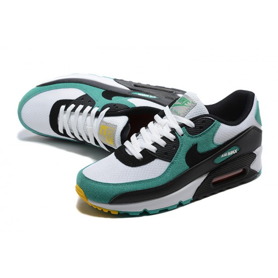 Men Sports Shoes Nike Air Max 90 Black Green DM0029-004