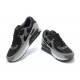 Men Sports Shoes Nike Air Max 90 Black and Grey