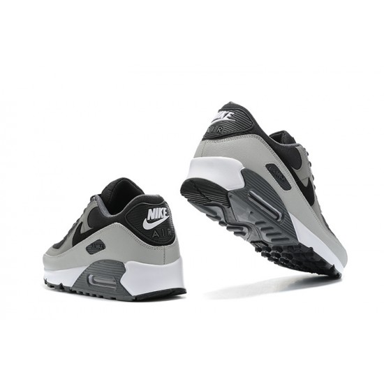 Men Sports Shoes Nike Air Max 90 Black and Grey