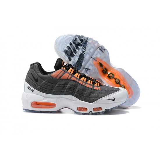 Men Sports Shoes Nike Air Max 95 TT Grey White Orange DD1871-001