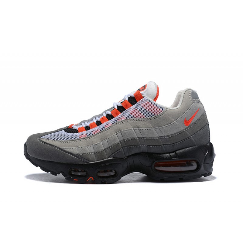 Men Sports Shoes Nike Air Max 95 OG Grey Red AT2865-100