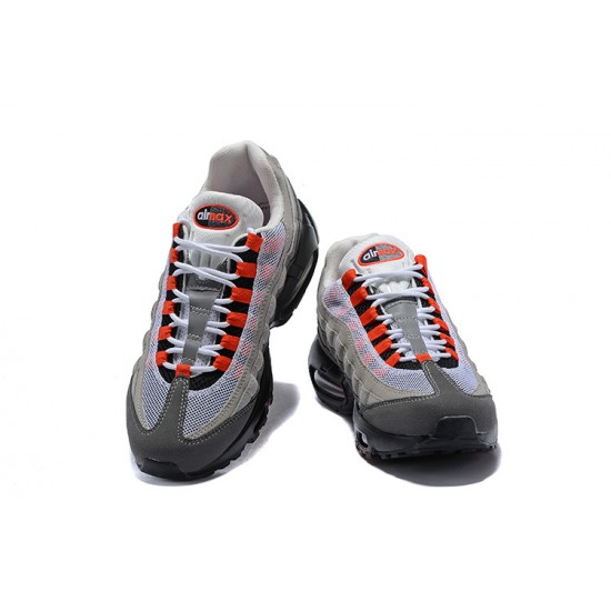 Men Sports Shoes Nike Air Max 95 OG Grey Red AT2865-100