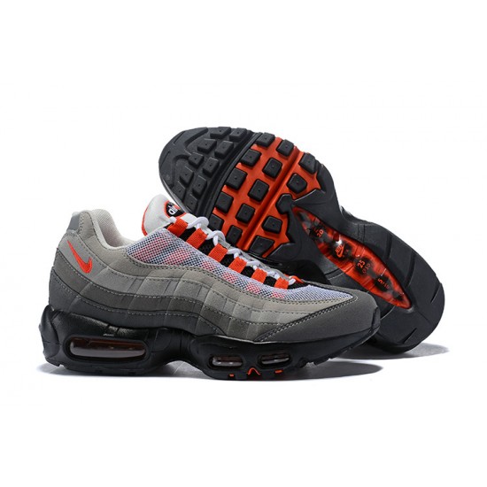 Men Sports Shoes Nike Air Max 95 OG Grey Red AT2865-100