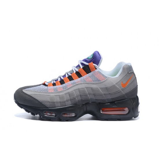 Women/Men Sports Shoes Nike Air Max 95 OG QS Blacksafety Orangevolt 810374-078