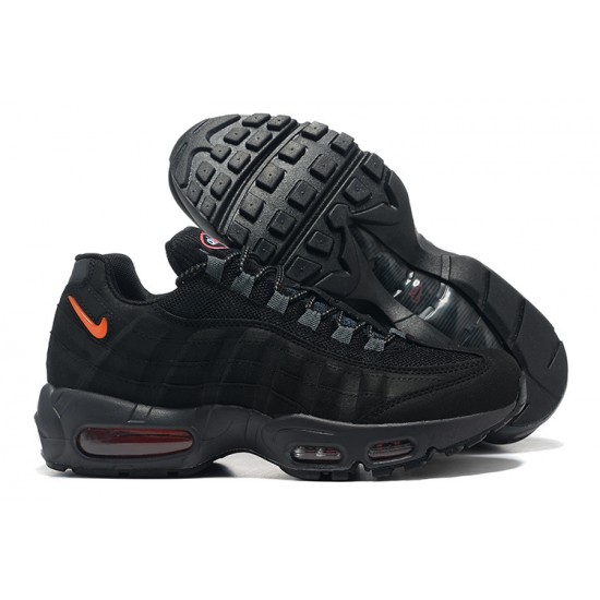 Men Sports Shoes Nike Air Max 95 TT Black Orange DV5672-001