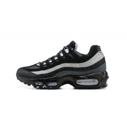 Men Sports Shoes Nike Air Max 95 TT Black White and Grey 