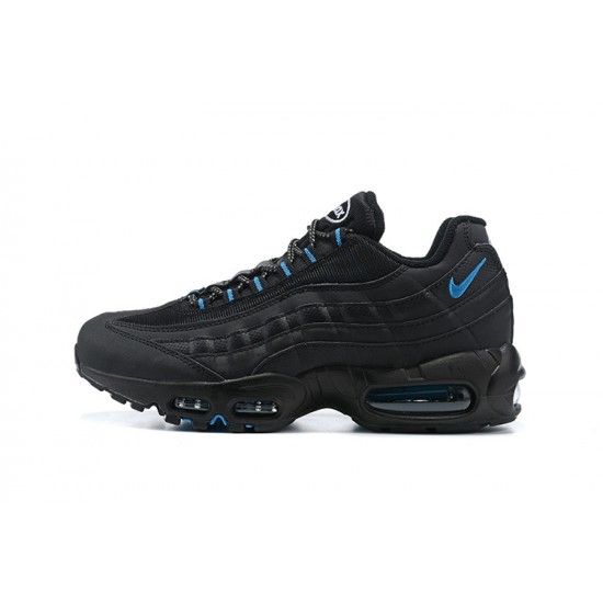 Men Sports Shoes Nike Air Max 95 TT Black and Blue