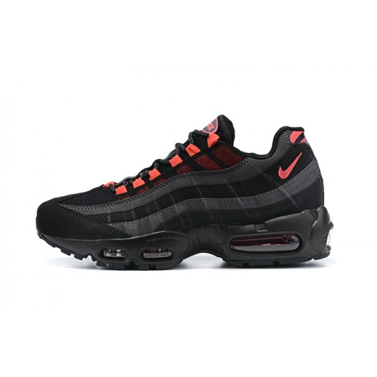 Men Sports Shoes Nike Air Max 95 TT Black and Red