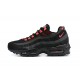 Men Sports Shoes Nike Air Max 95 TT Black and Red