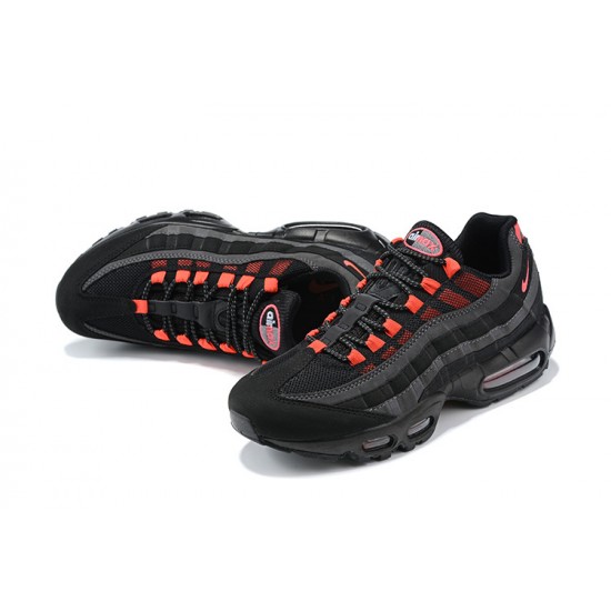 Men Sports Shoes Nike Air Max 95 TT Black and Red