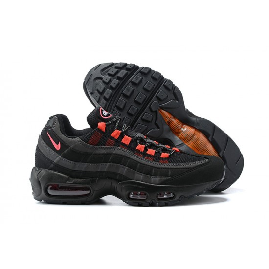 Men Sports Shoes Nike Air Max 95 TT Black and Red