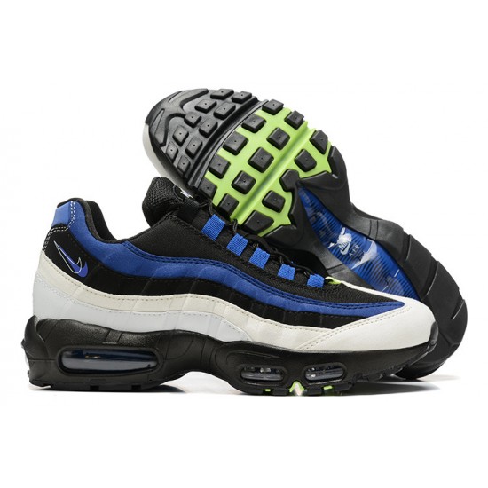 Men Sports Shoes Nike Air Max 95 TT Blue White Black DQ0268-001