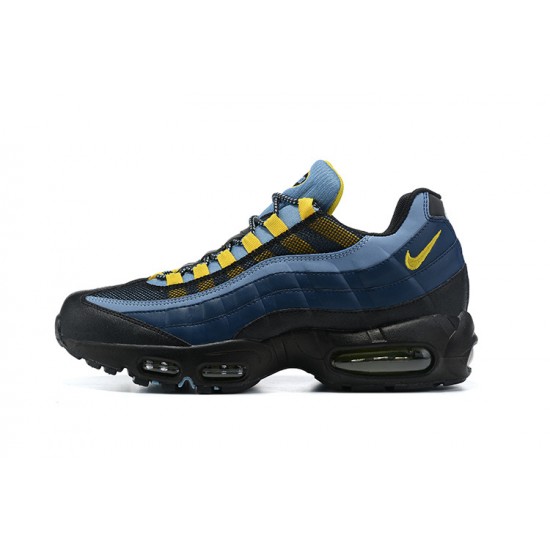 Men Sports Shoes Nike Air Max 95 TT Blue Yellow 